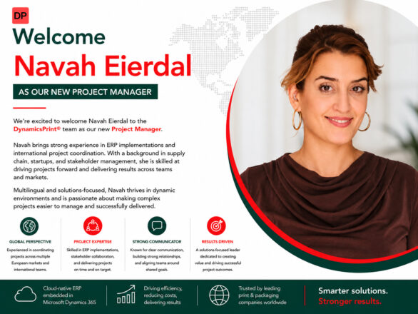 Navah Eierdal joins DynamicsPrint® as Project Manager